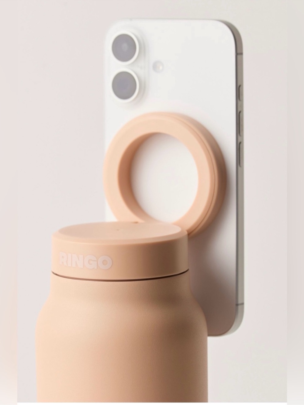 Bala water bottle  with magnet ring for phone holder